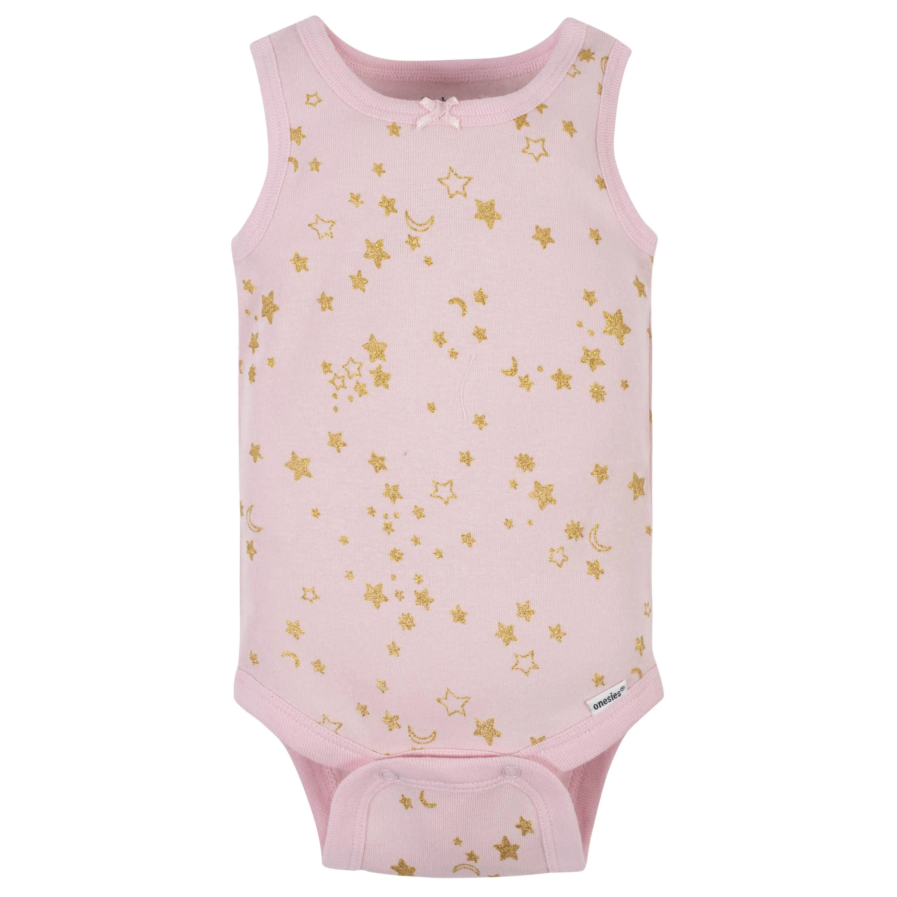 4-Pack Baby Girls Sparkle Tank Onesies® Bodysuits