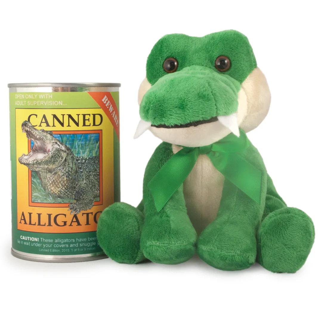 6" Canned Alligator