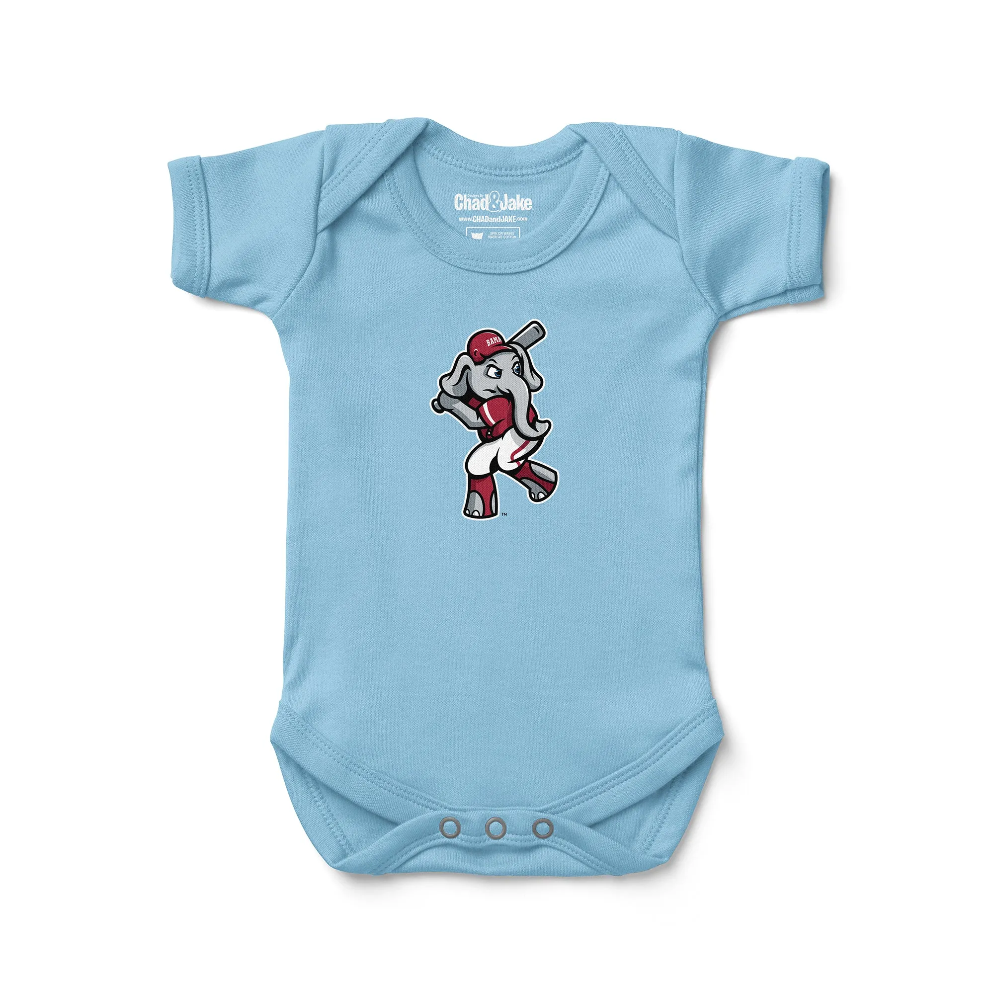 Alabama Crimson Tide Big Al Baseball Bodysuit