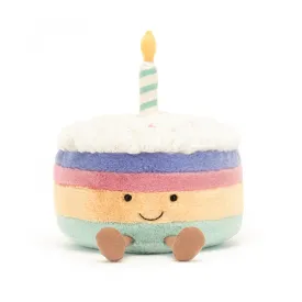 Amuseables Rainbow Birthday Cake - Medium