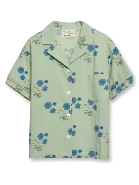 B23134-BOXY SHIRT-Mint Beach