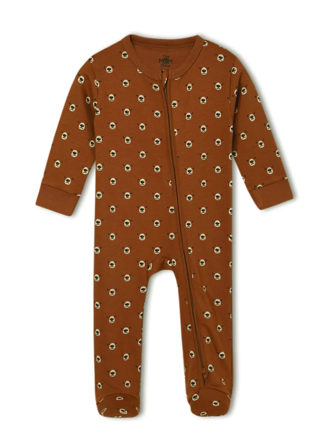 Baby Zipper Romper Combo Of 2: Vroom Vroom-Beary Best