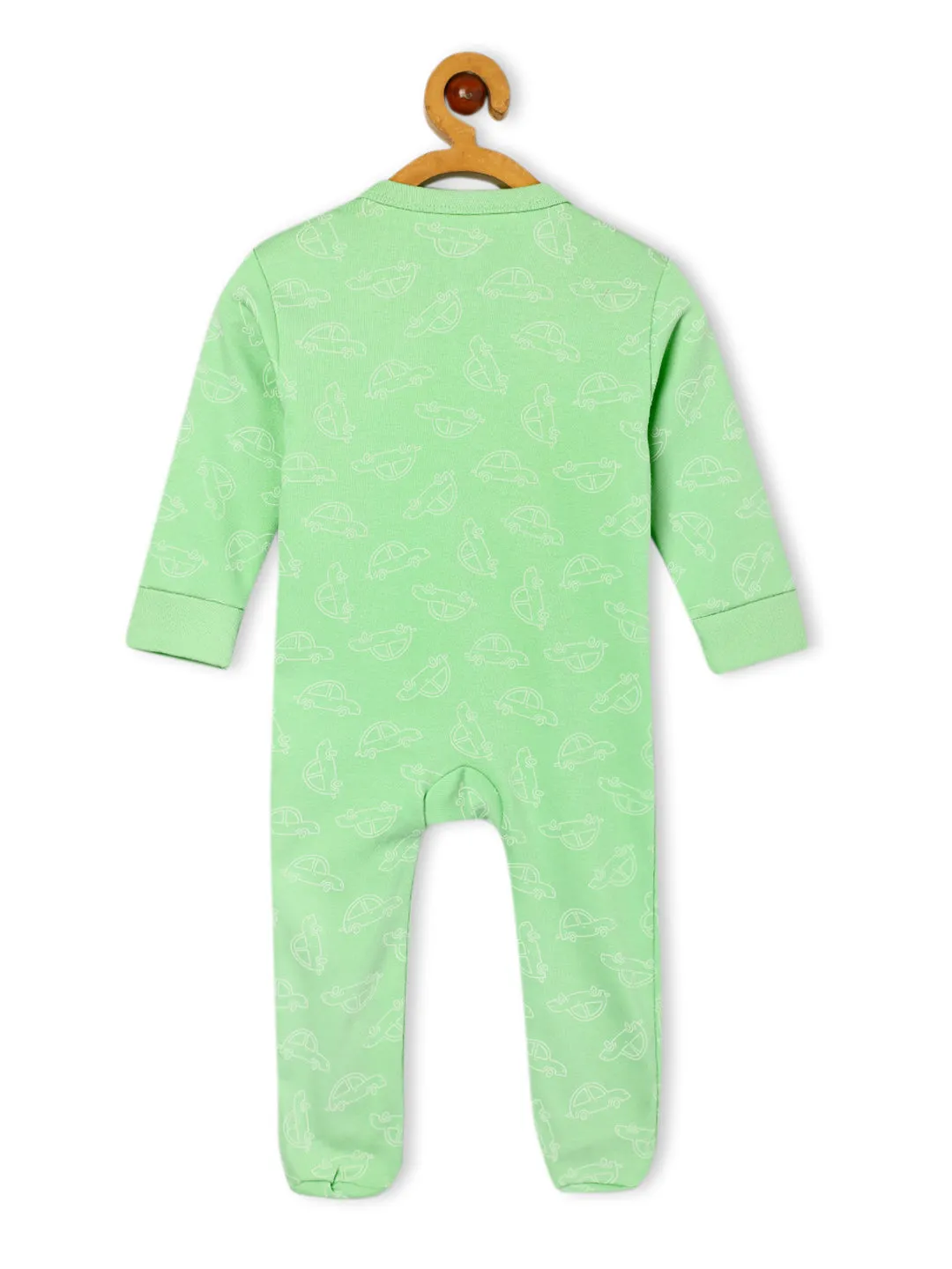 Baby Zipper Romper Combo Of 2: Vroom Vroom-Beary Best