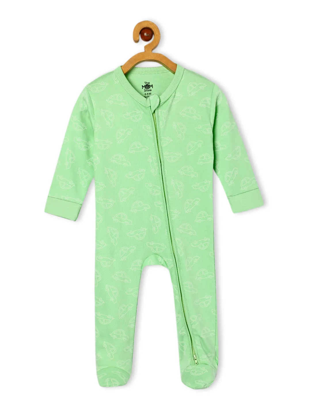 Baby Zipper Romper Combo Of 2: Vroom Vroom-Beary Best