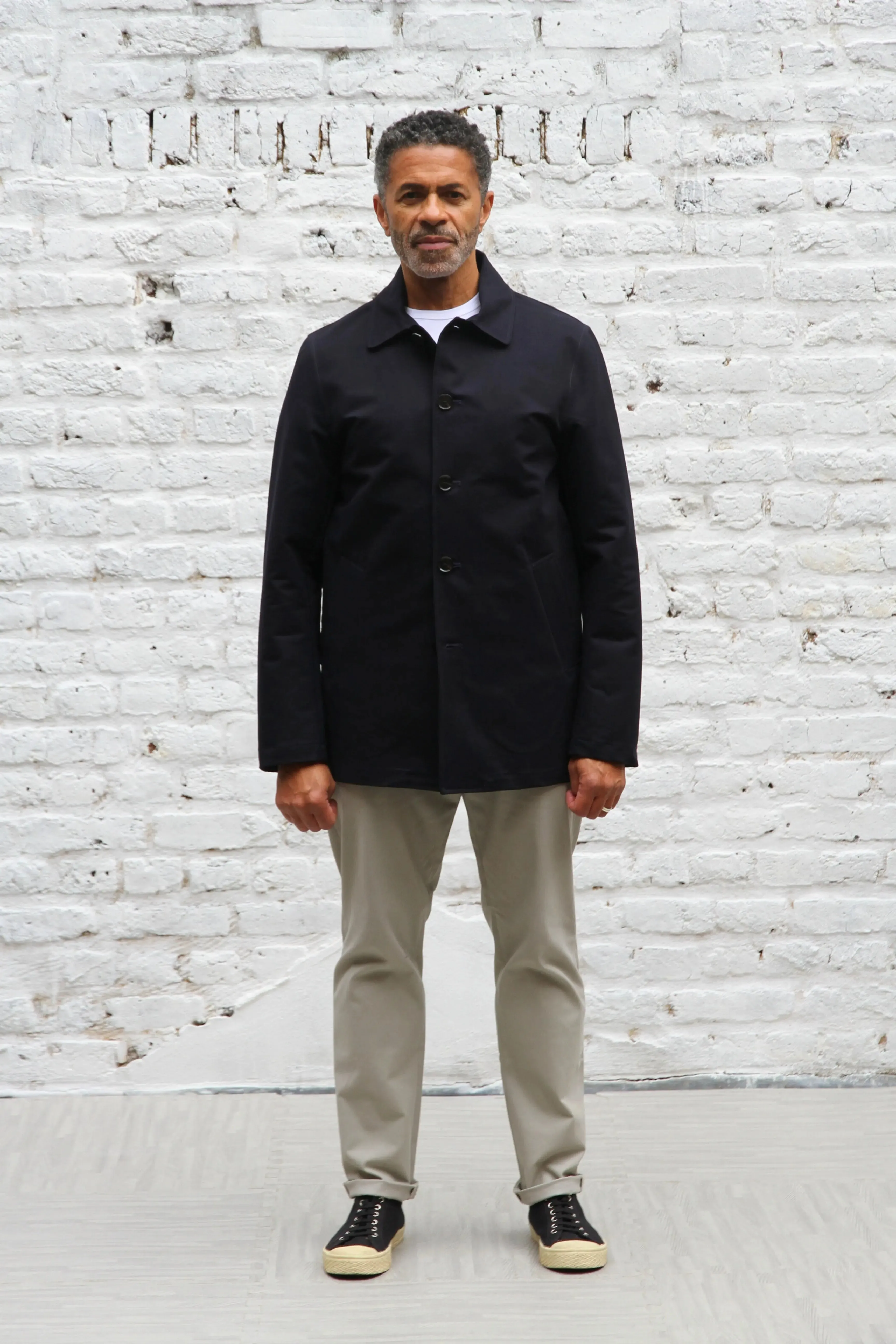 Bank Mac Unlined - Navy Dx