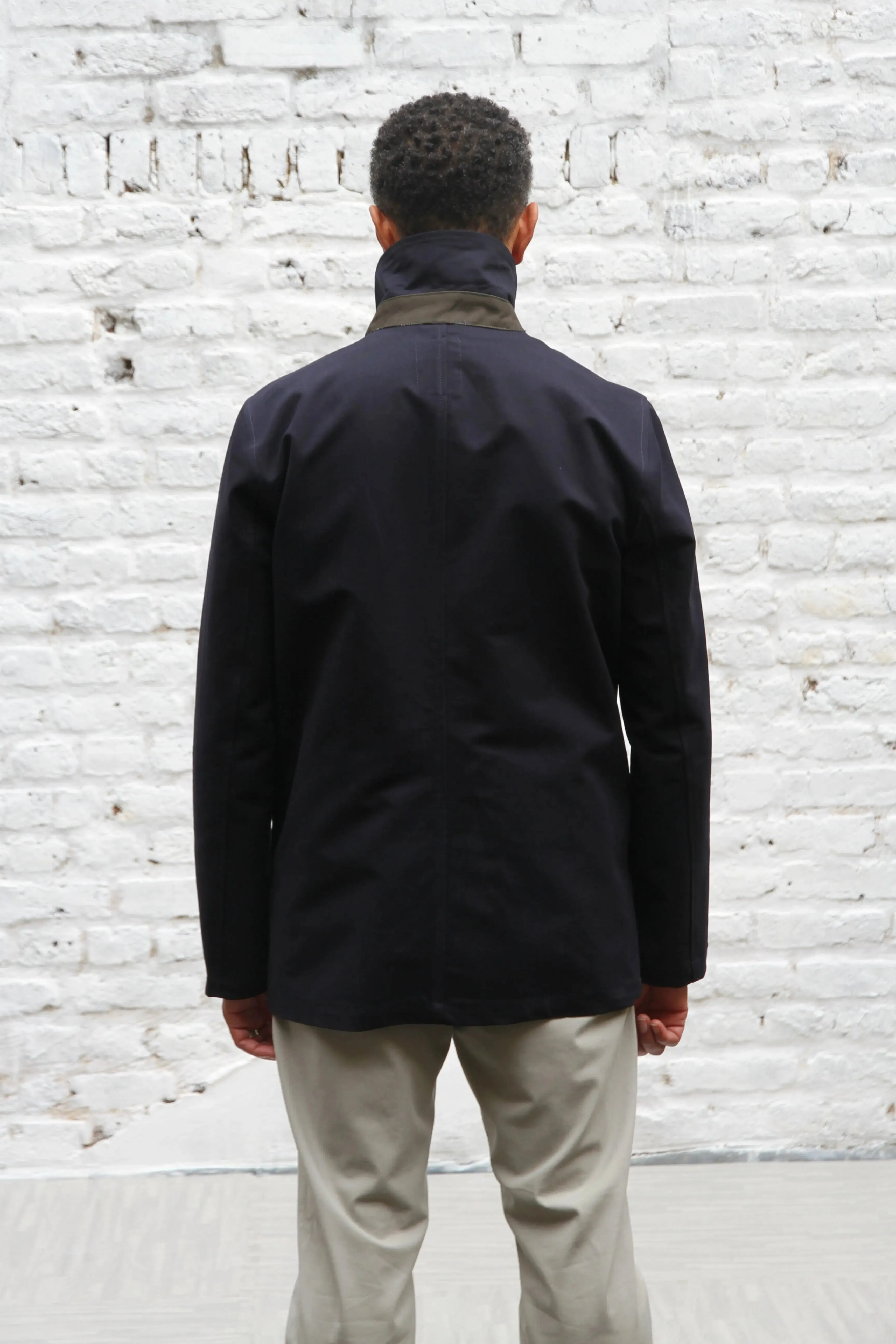 Bank Mac Unlined - Navy Dx