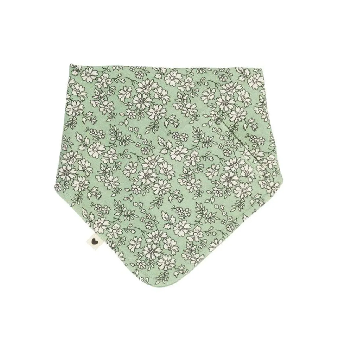 Bibs - Liberty print sage green bandana