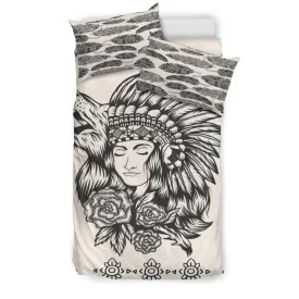 Black & White Tribe Bedding Set