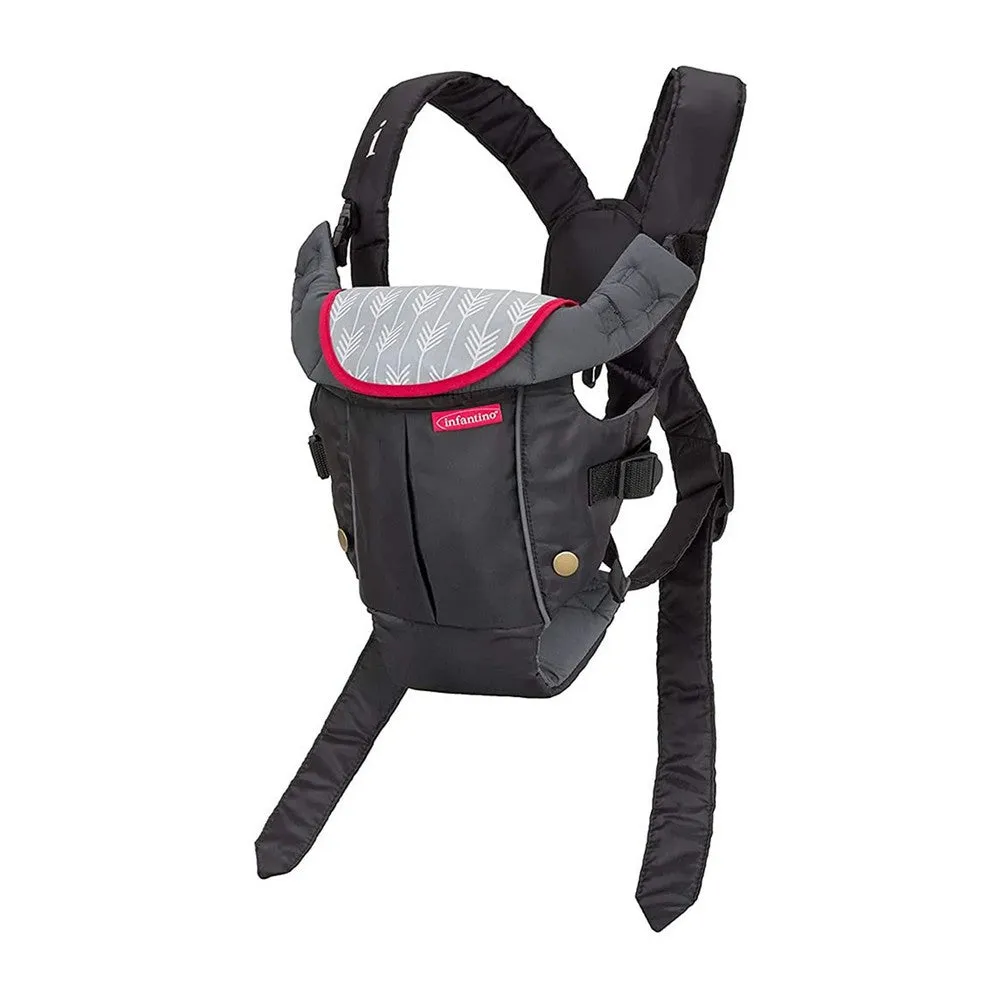 Black Infantino Swift Classic Carrier - Birth To 12 Months