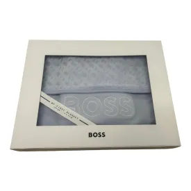 Boss - Pale blue blanket, Embroidered BOSS branding