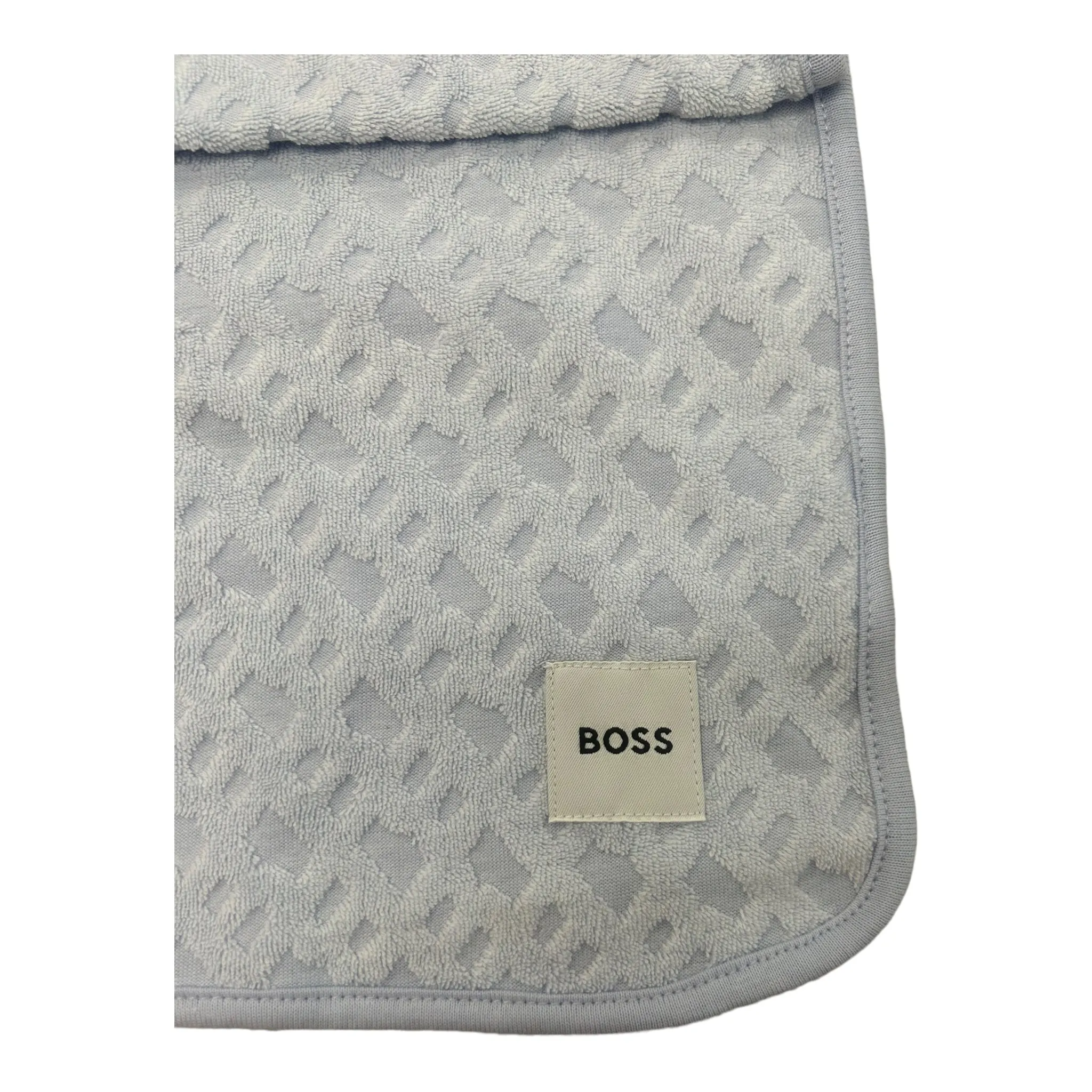 Boss - Pale blue blanket, Embroidered BOSS branding