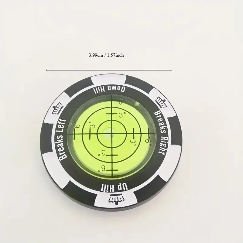 Bubble Level Novelty Ball Marker Poker Chip