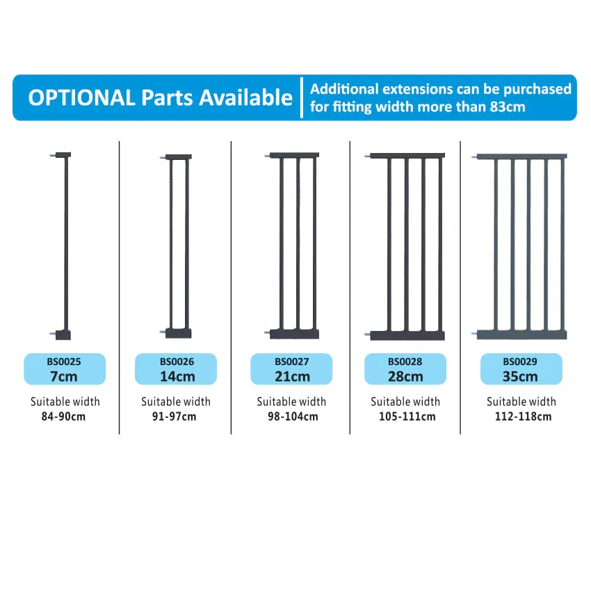 Bumble Bee Magnetic Auto-Shut Safety Gate (76-83cm)