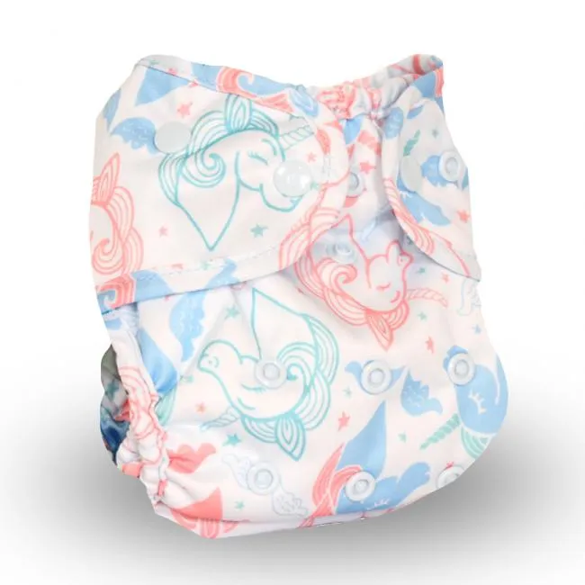 Buttons Diaper Cover - One Size