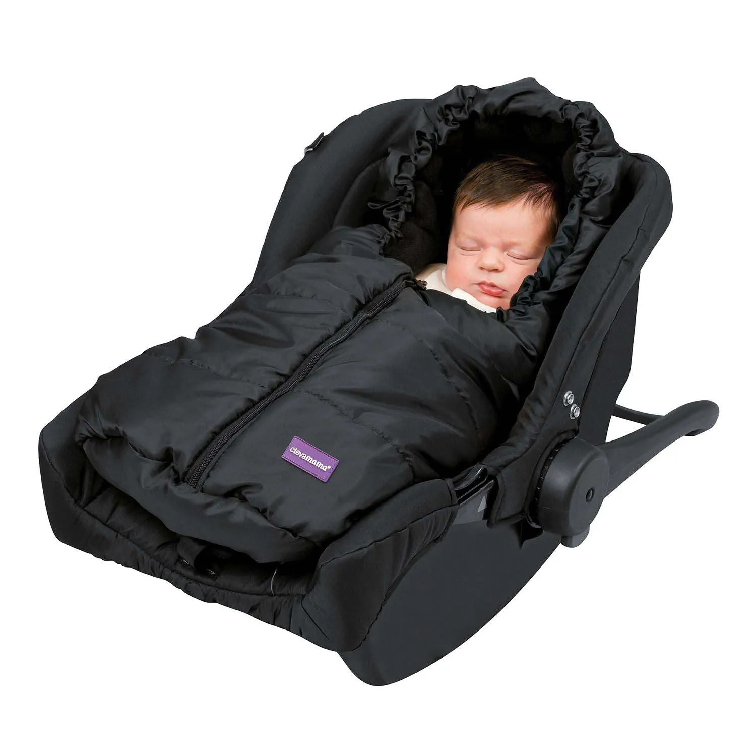 Clevamama Newborn Footmuff Black