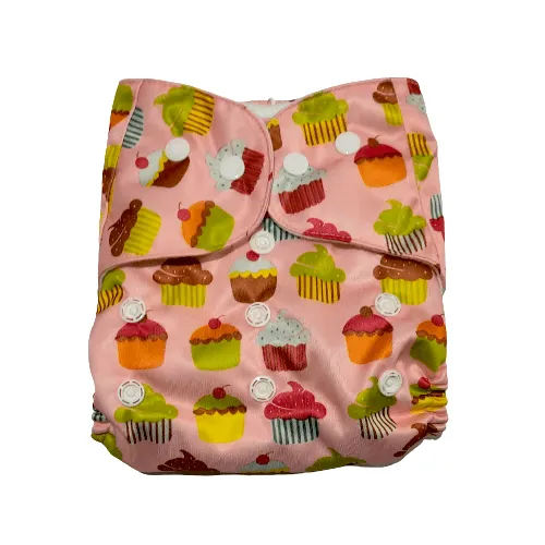 Combo of 5 Reusable Diapers - Option O