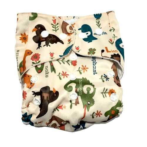 Combo of 5 Reusable Diapers - Option O