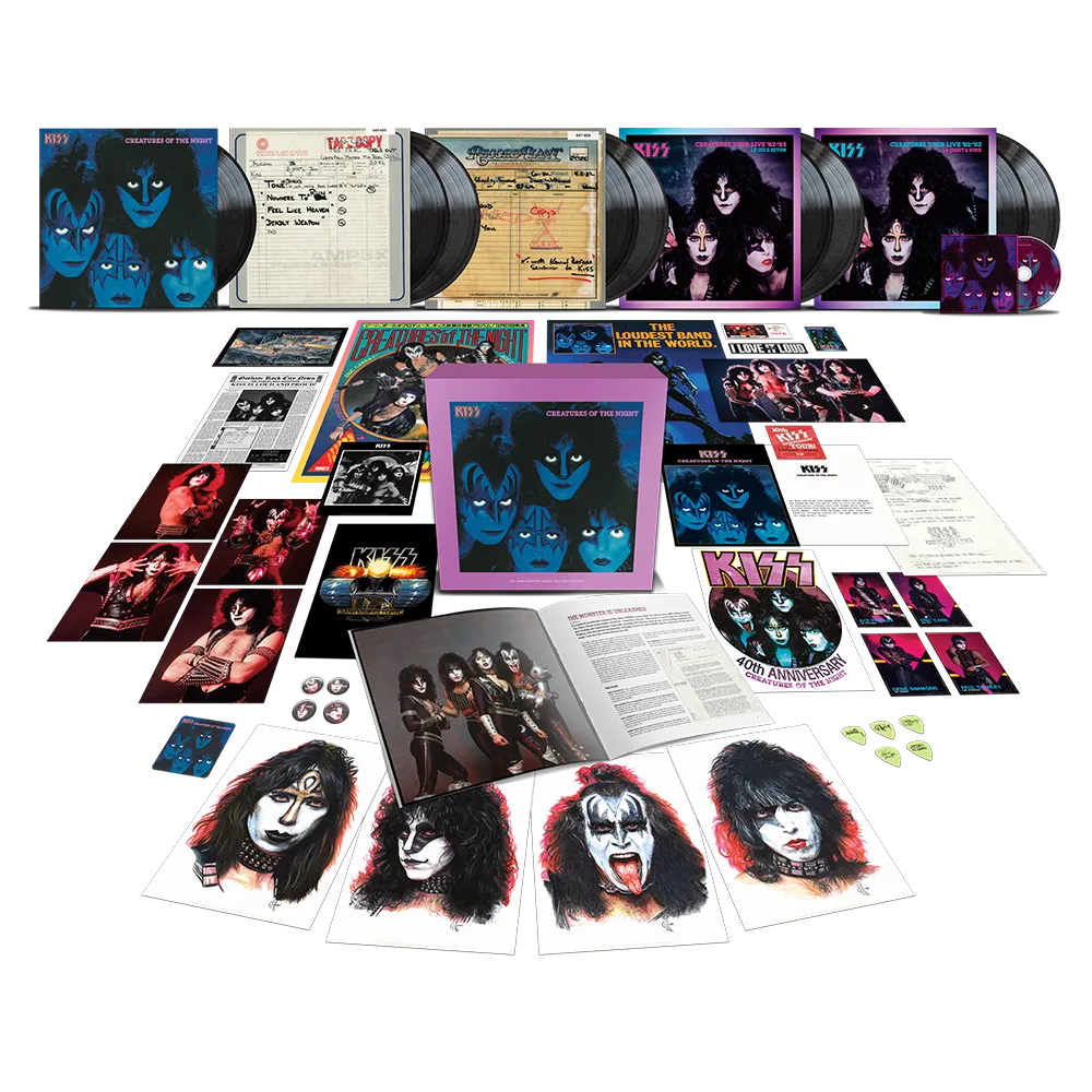 Creatures Of The Night 40th Anniversary 9LP Super Deluxe (Limited Edition 180g Black Vinyl)