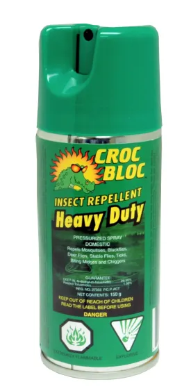 CROC BLOC INSECT REPELLENT - 28% DEET 150 g SPRAY