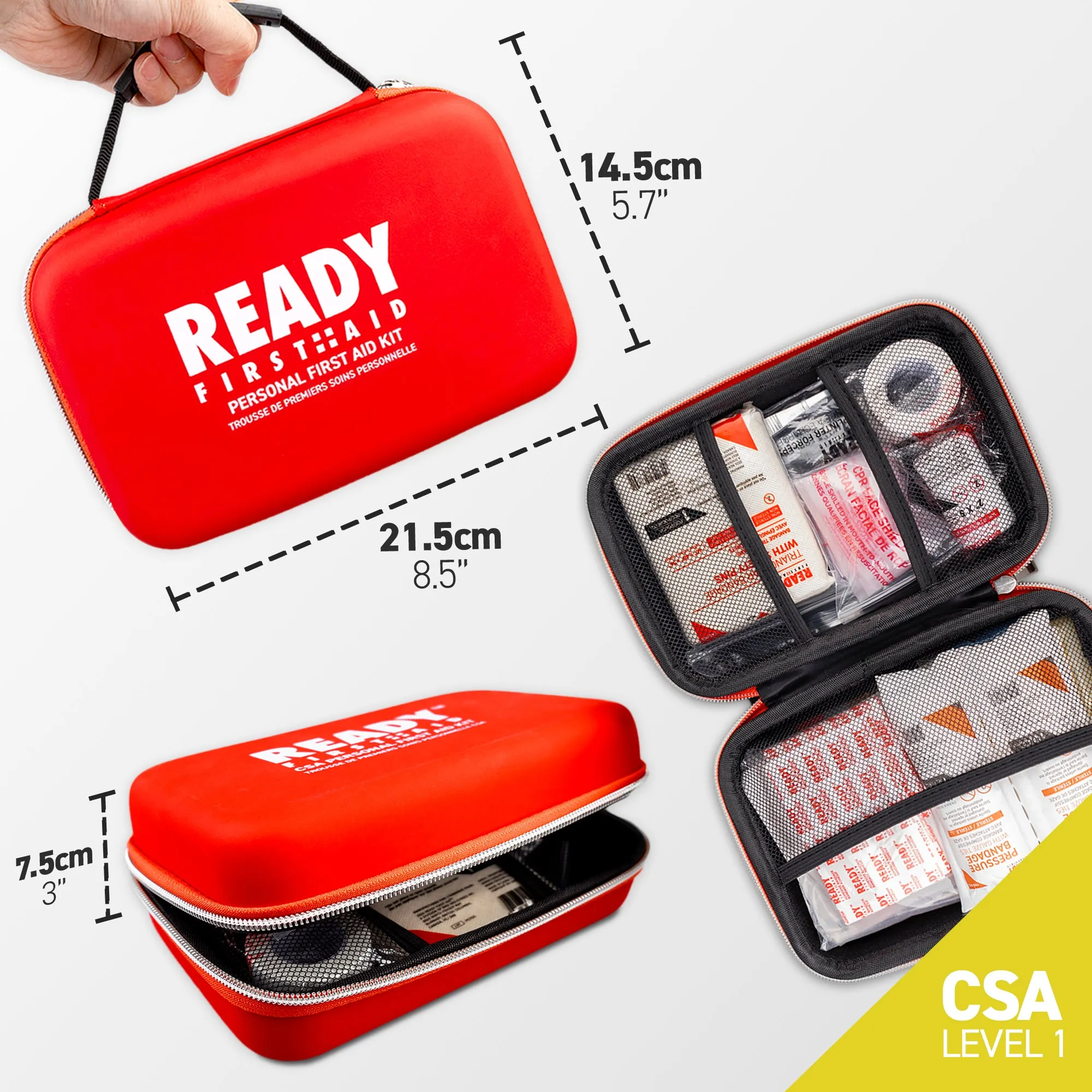 CSA (Z1220-17) Type 1 Personal First Aid Kit with EVA Case - Ready First Aid