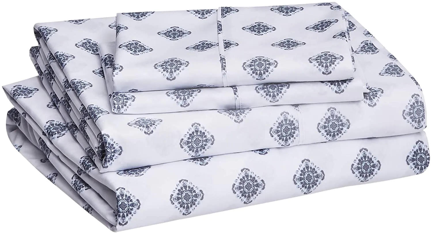 Damask Grey Sheet Sets