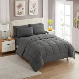 Dark Gray Study Bed Set