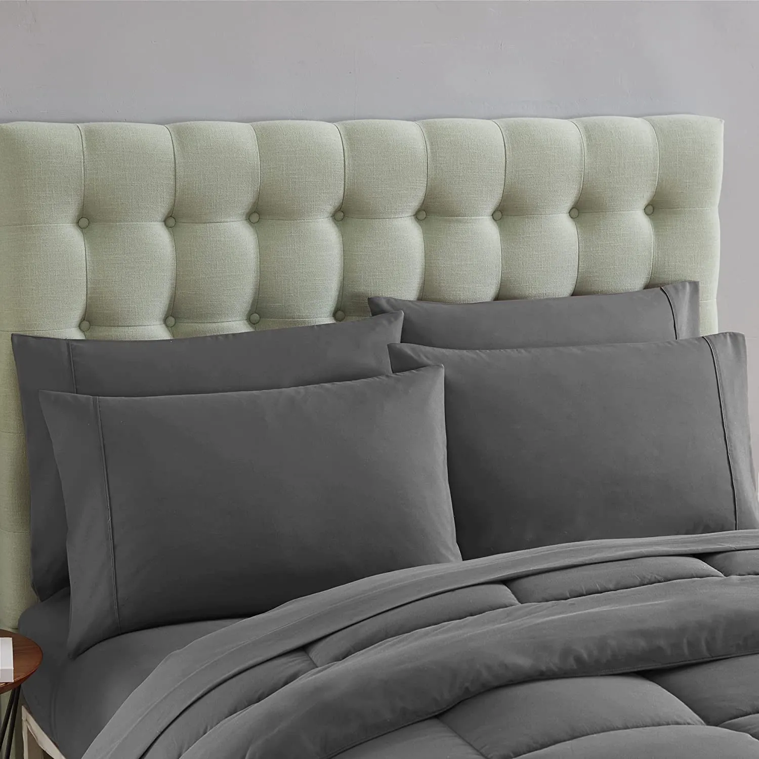 Dark Gray Study Bed Set