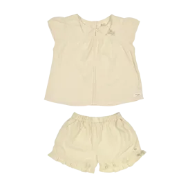 DELAN TOP/MARIA SHORTS SET-Sand