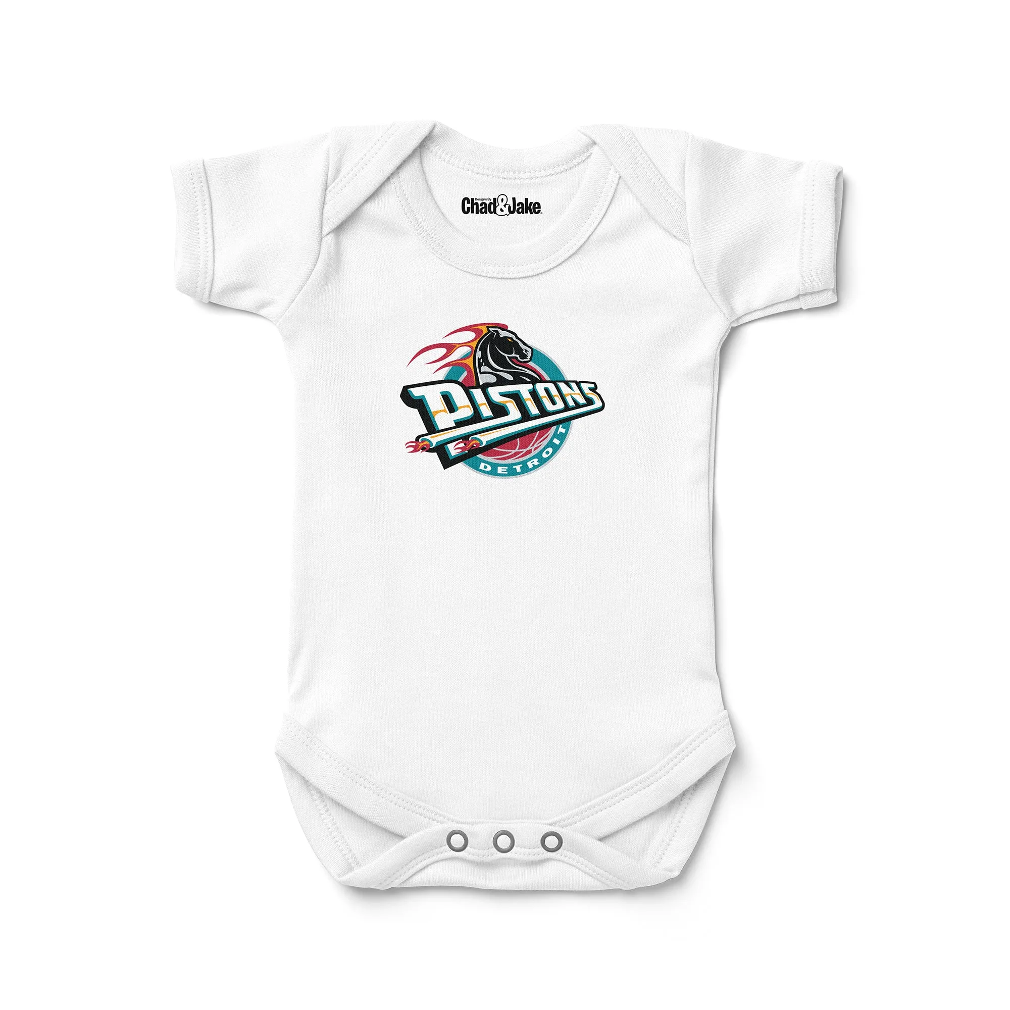 Detroit Pistons Hardwood Classics Logo Bodysuit