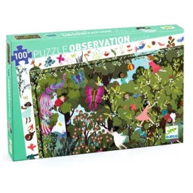 Djeco Observation Puzzle 100pc - Garden Playtime