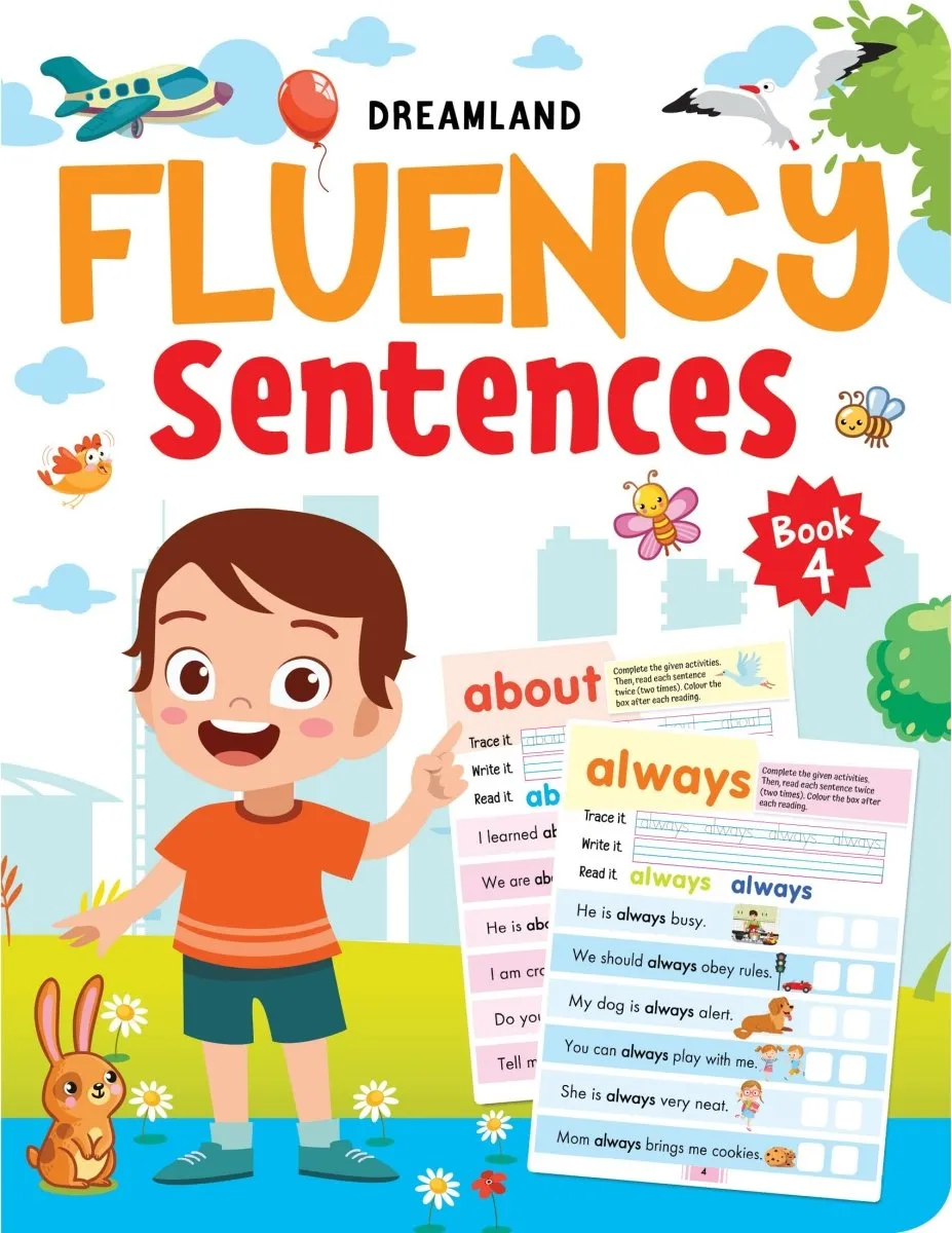 Dreamland Publications Fluency Sentences Books Pack- 4 Books