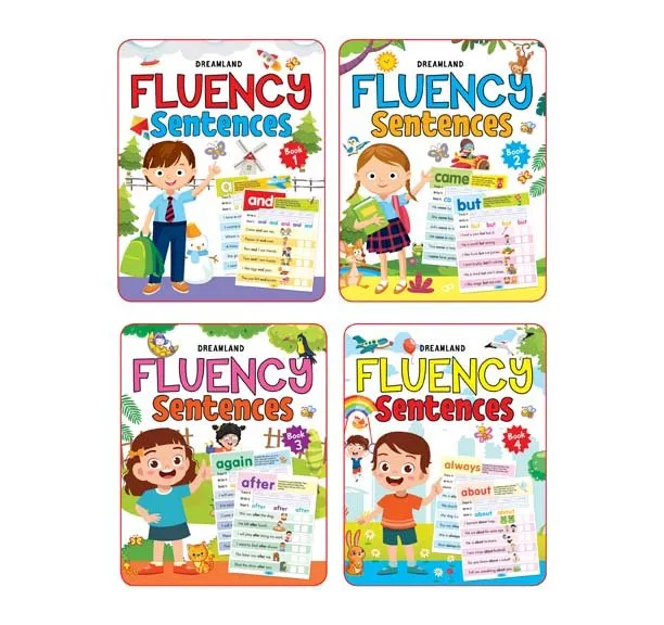 Dreamland Publications Fluency Sentences Books Pack- 4 Books