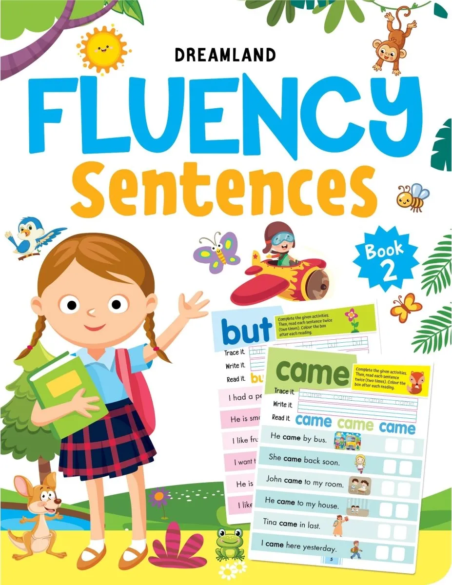 Dreamland Publications Fluency Sentences Books Pack- 4 Books