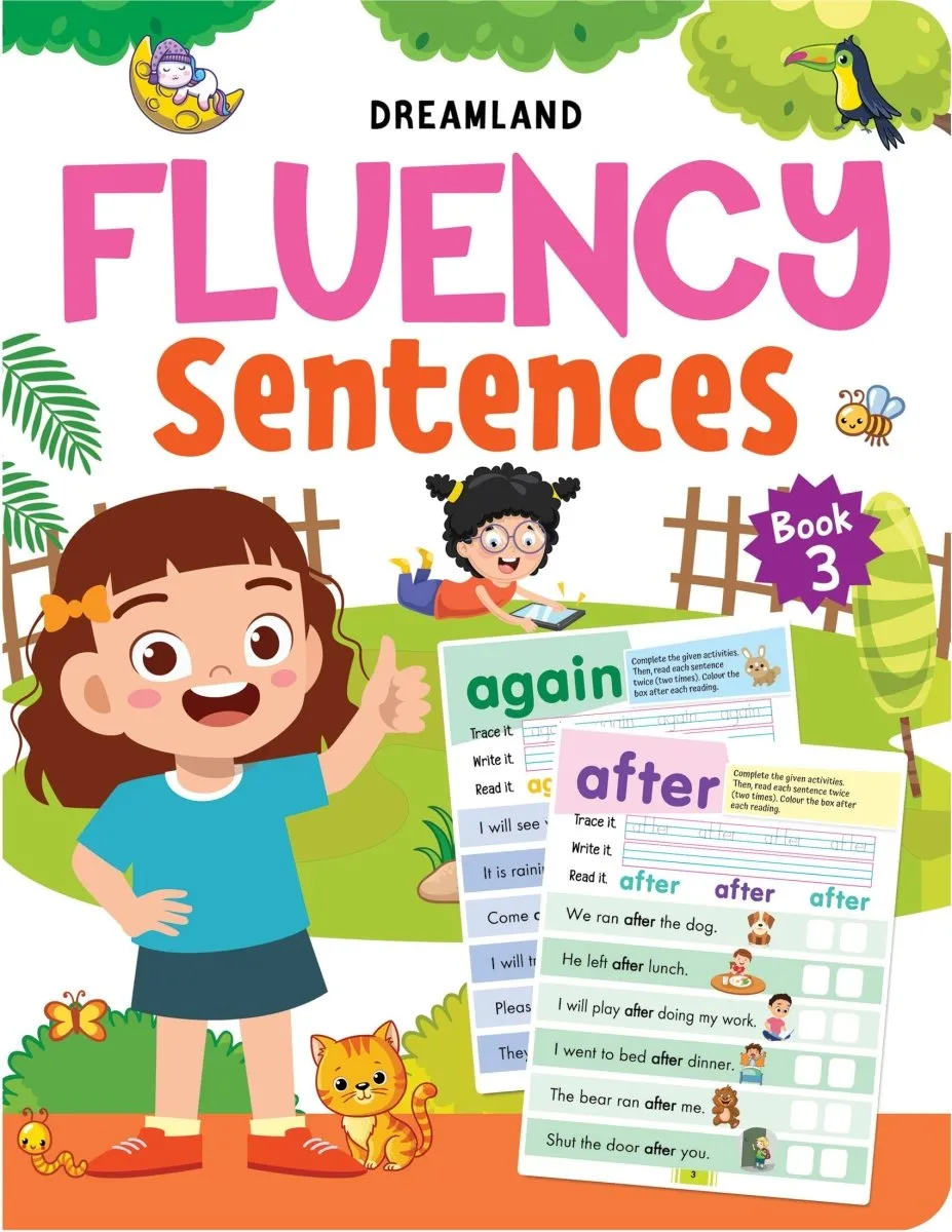 Dreamland Publications Fluency Sentences Books Pack- 4 Books