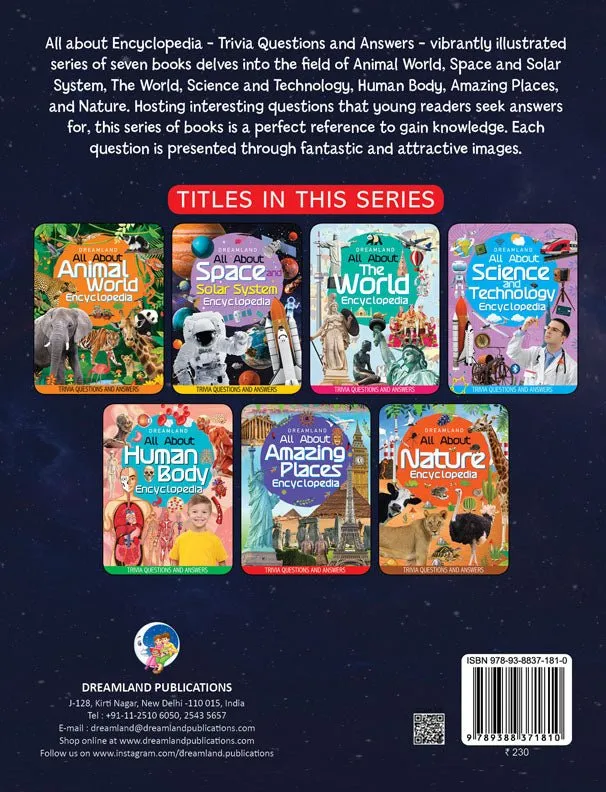 Dreamland Publications Space And Solar System Encyclopedia For Children- Questions And Answers