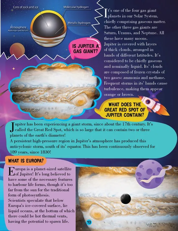 Dreamland Publications Space And Solar System Encyclopedia For Children- Questions And Answers