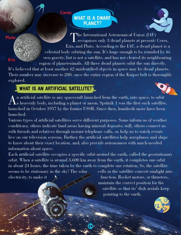 Dreamland Publications Space And Solar System Encyclopedia For Children- Questions And Answers