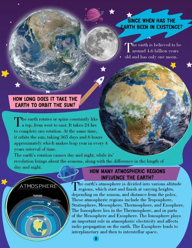 Dreamland Publications Space And Solar System Encyclopedia For Children- Questions And Answers