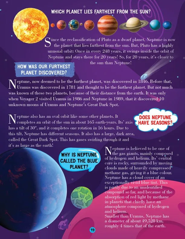 Dreamland Publications Space And Solar System Encyclopedia For Children- Questions And Answers