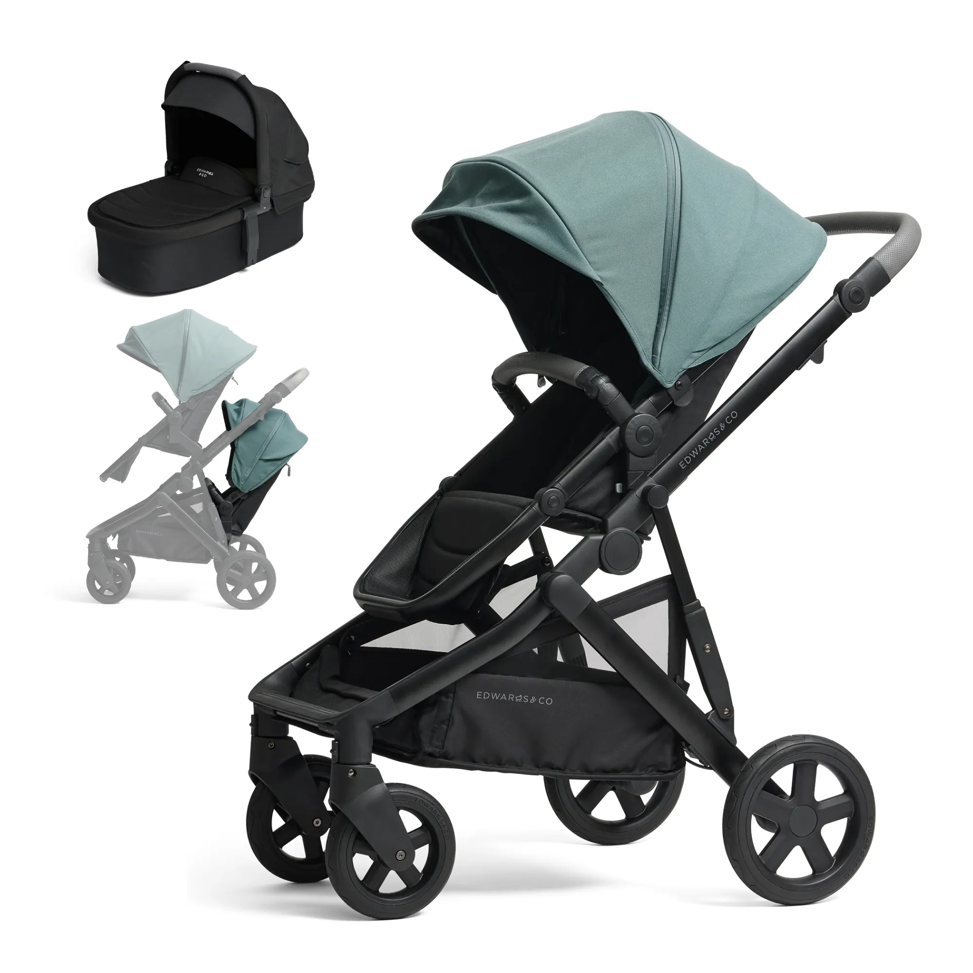 Edwards & Co Olive Stroller Complete Package