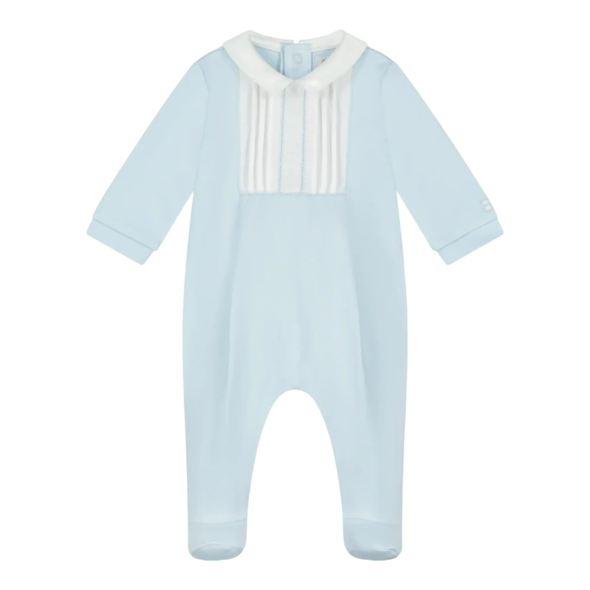 Emile et Rose - Pale blue and white romper, Dougie