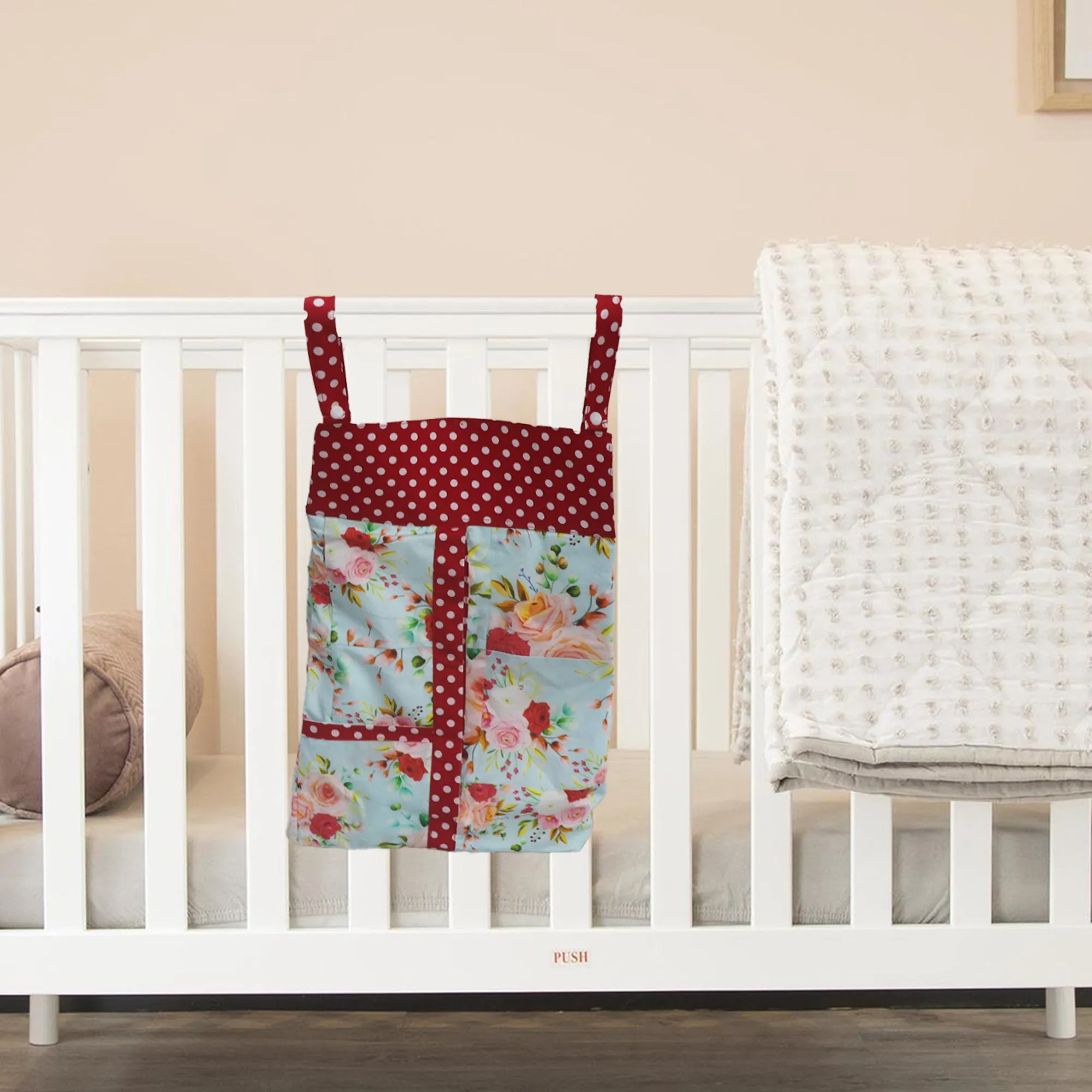 Floral Print-Diaper & Nappy Stacker Multi-Purpose Storage for Essentials