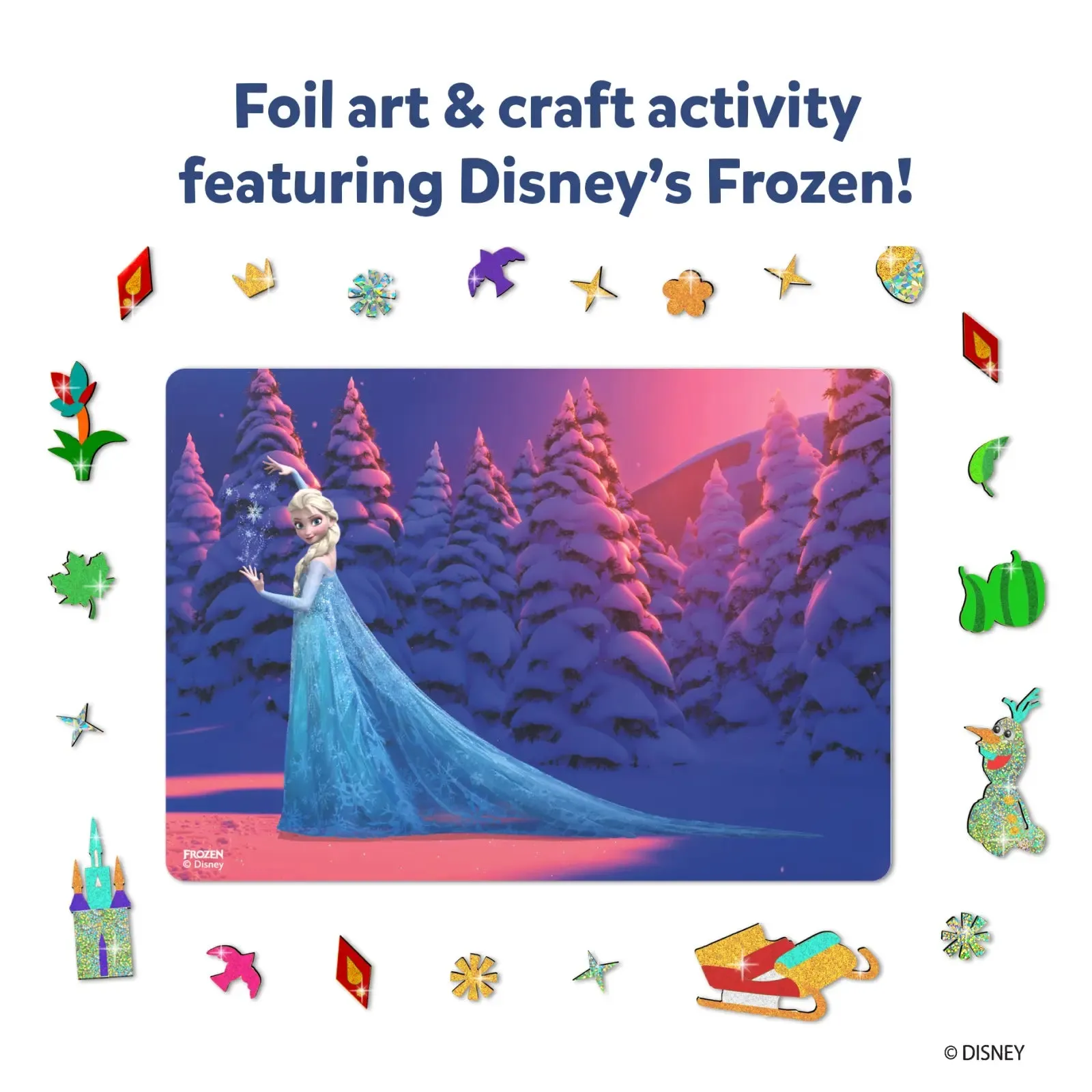 Foil Fun: Disney Frozen |  No Mess Art Kit (ages 4-9)