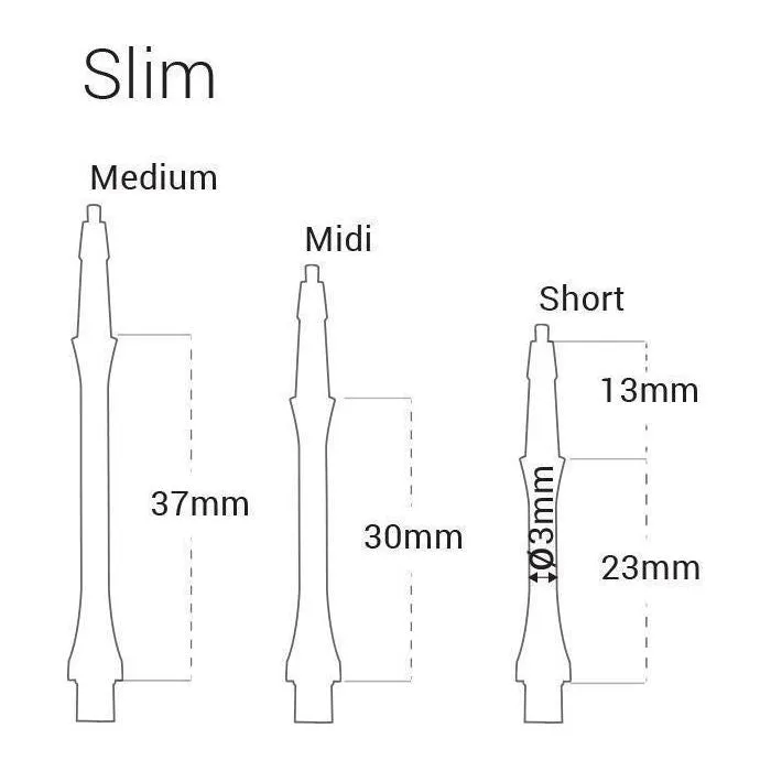 G2436      ~ HARROWS CLIC SHAFTS SHORT