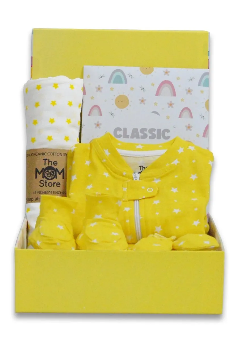 Hello Baby New Born Gift Box- Glitter