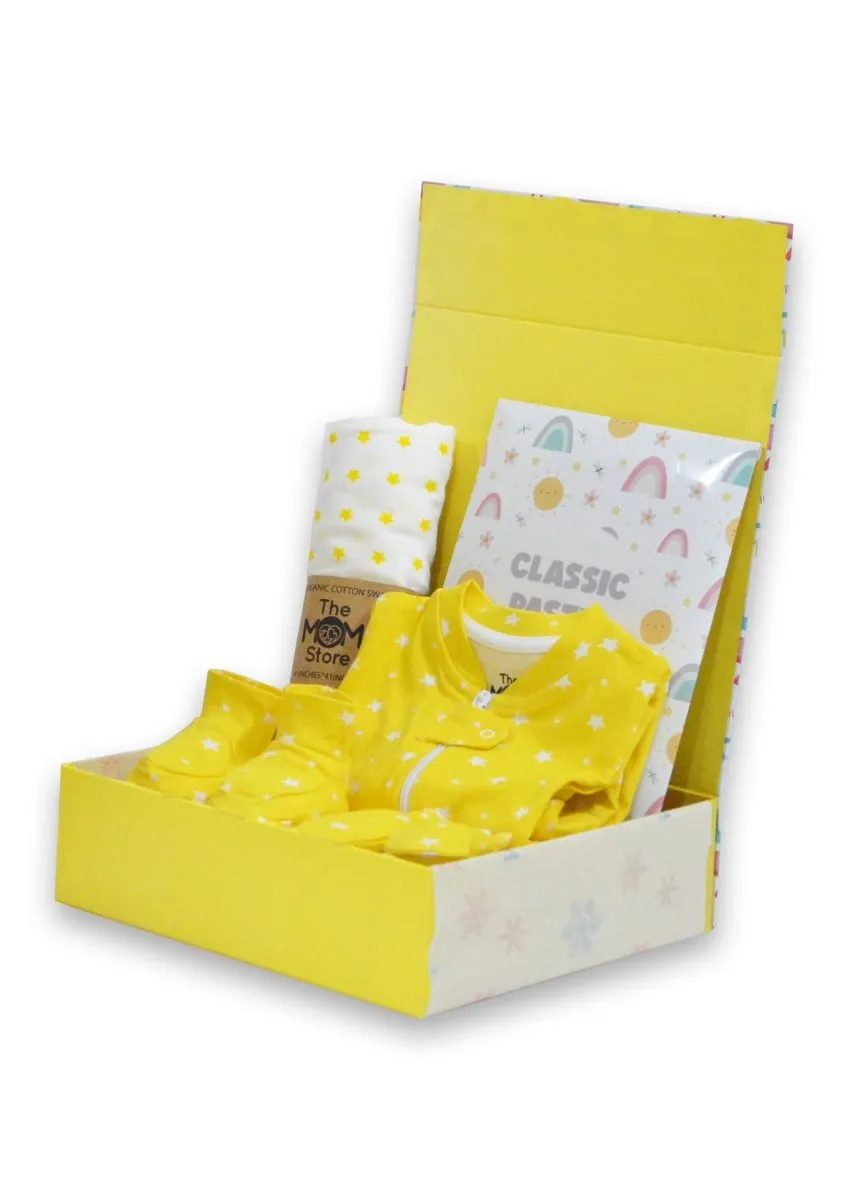 Hello Baby New Born Gift Box- Glitter