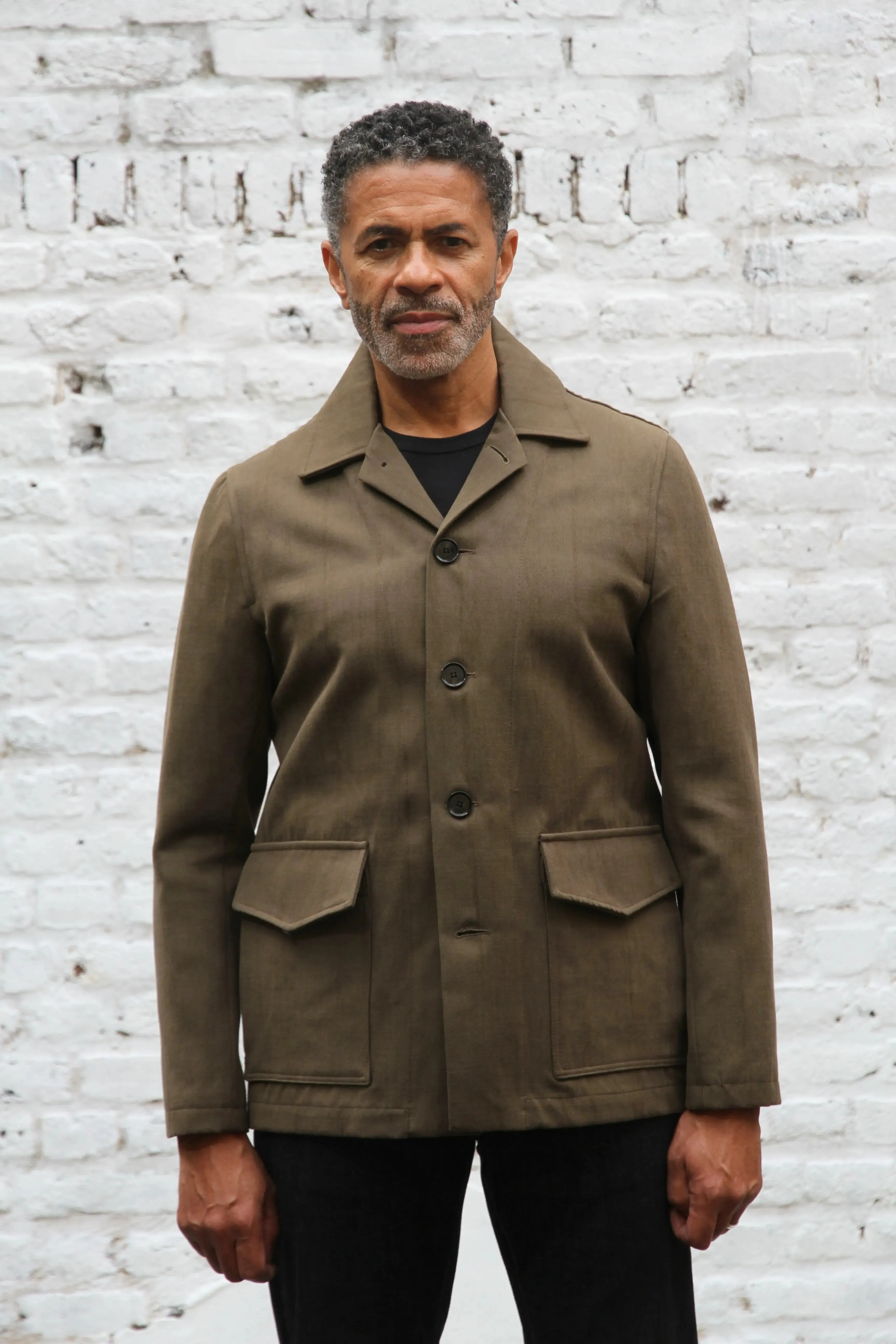 Holborn Revere Jacket - Khaki