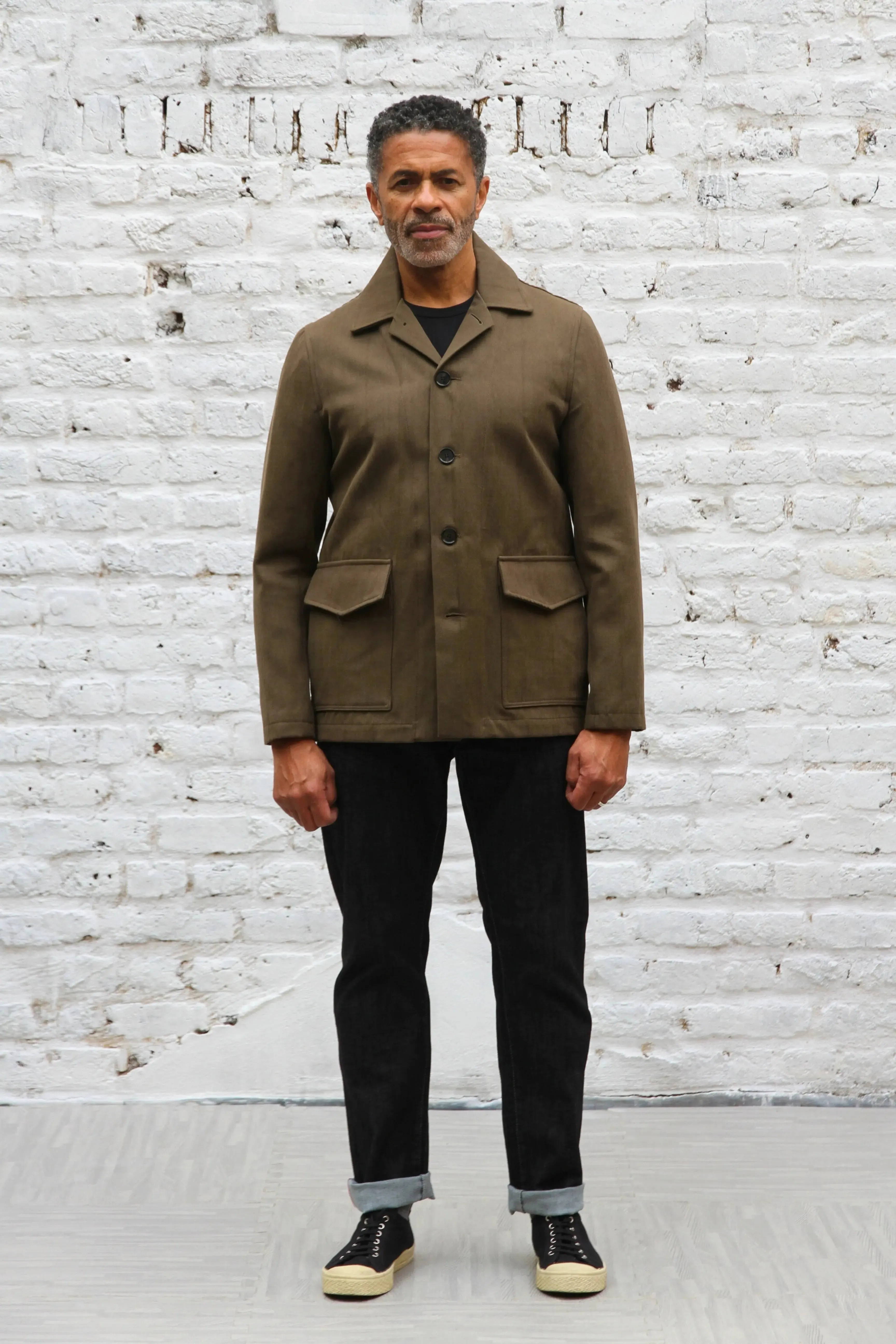 Holborn Revere Jacket - Khaki