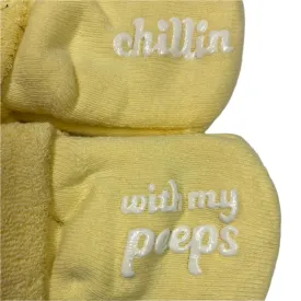 Infant socks: “Chillin With My Peeps" infant socks Newborn Socks