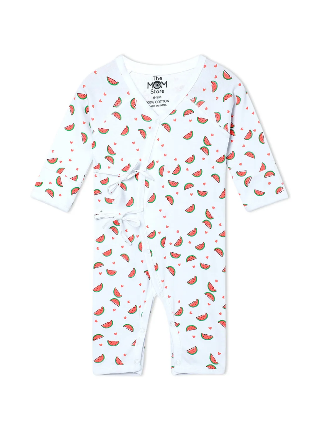 Jabla Infant Romper Combo Of 3: Fresh Slice For The Day-I Pine For You-Roses